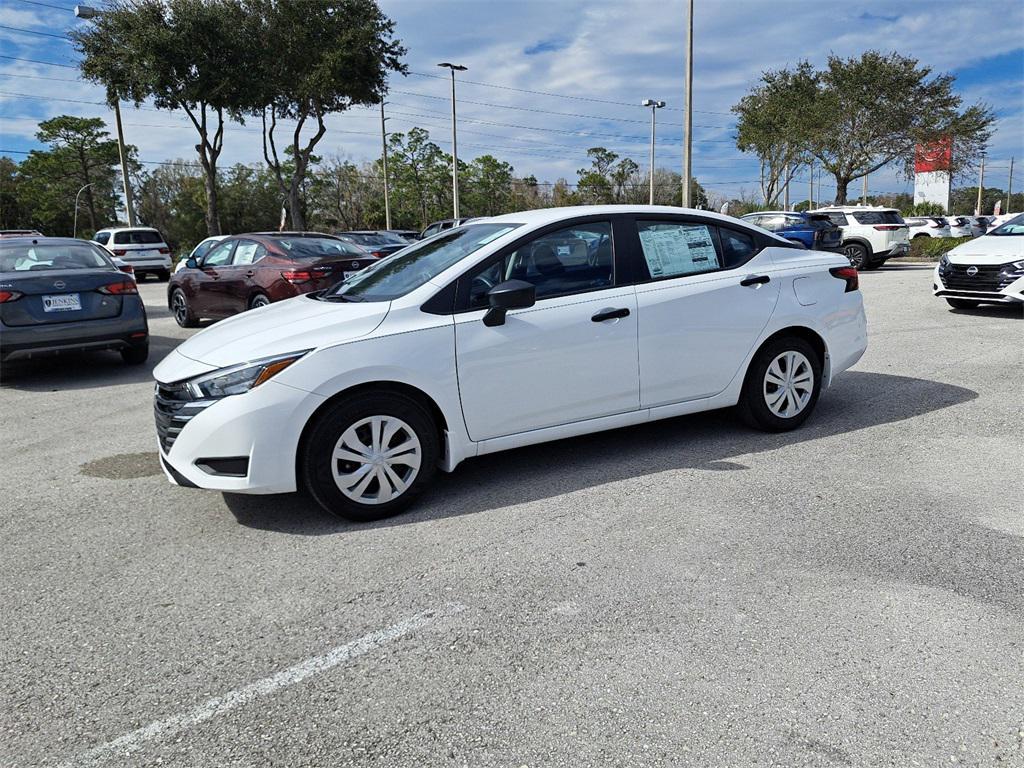 new 2025 Nissan Versa car, priced at $19,246