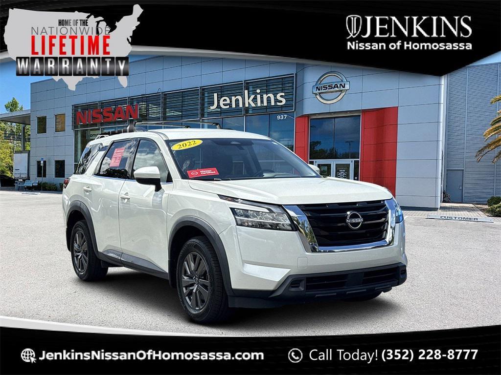 used 2022 Nissan Pathfinder car, priced at $27,690