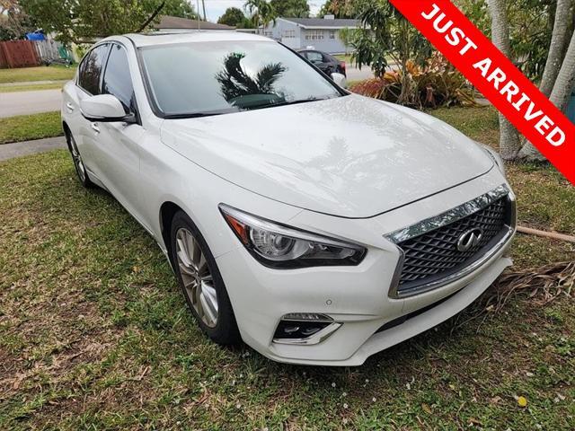 used 2021 INFINITI Q50 car, priced at $24,595