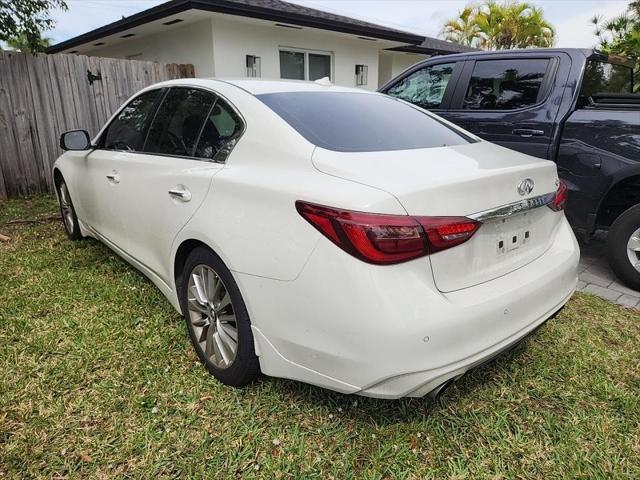 used 2021 INFINITI Q50 car, priced at $24,595