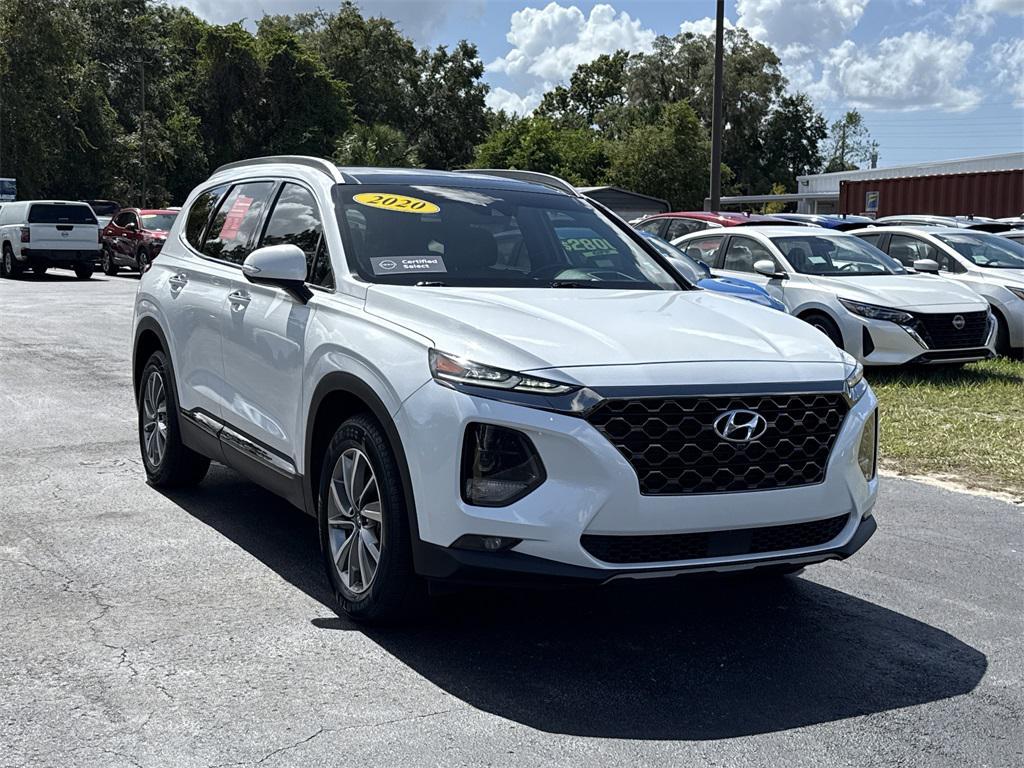 used 2020 Hyundai Santa Fe car, priced at $17,590
