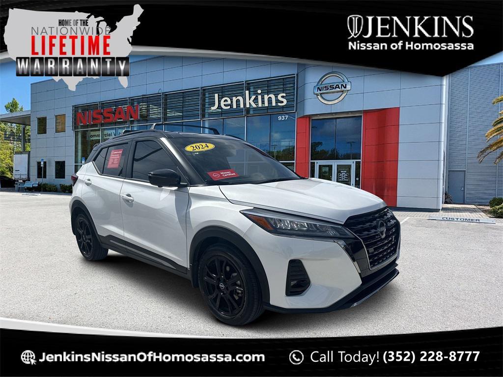 used 2024 Nissan Kicks car, priced at $20,595