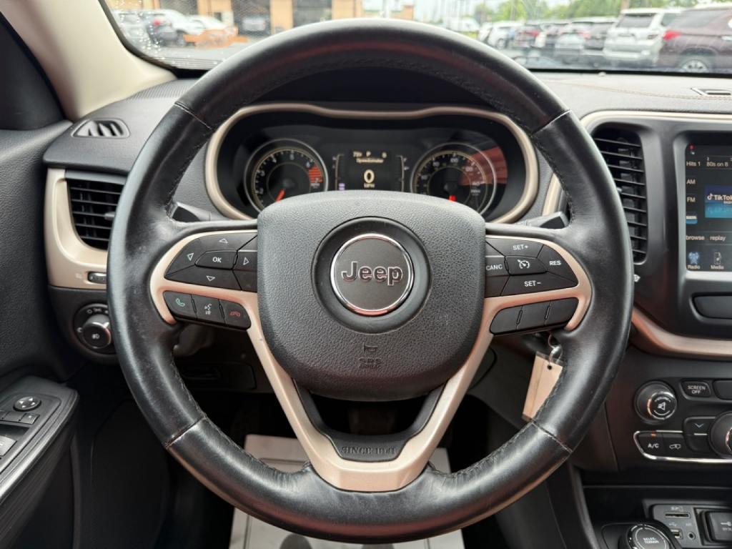used 2017 Jeep Cherokee car, priced at $13,300