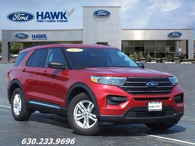 used 2021 Ford Explorer car, priced at $27,499