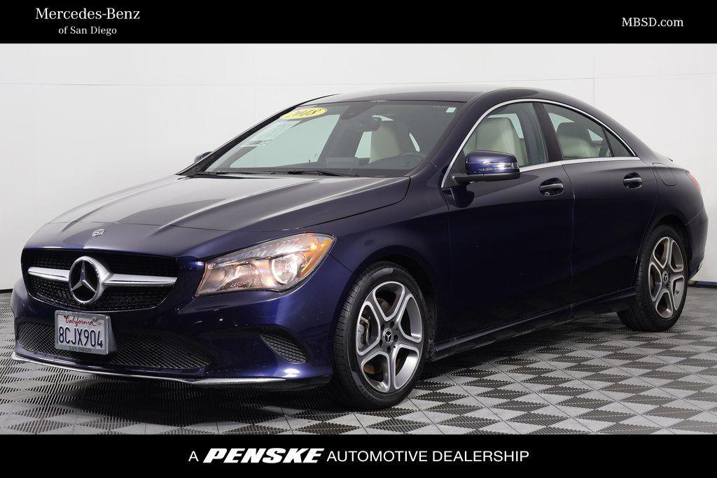 used 2018 Mercedes-Benz CLA 250 car, priced at $17,688