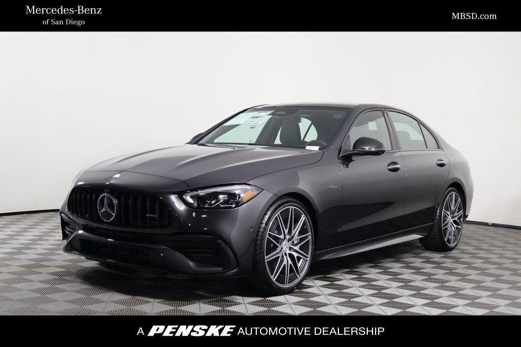 new 2025 Mercedes-Benz AMG C 43 car, priced at $71,875