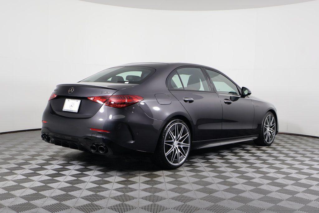 new 2025 Mercedes-Benz AMG C 43 car, priced at $71,875
