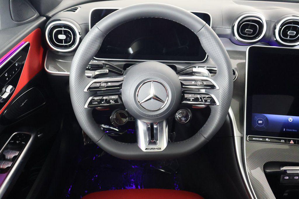 new 2025 Mercedes-Benz AMG C 43 car, priced at $71,875