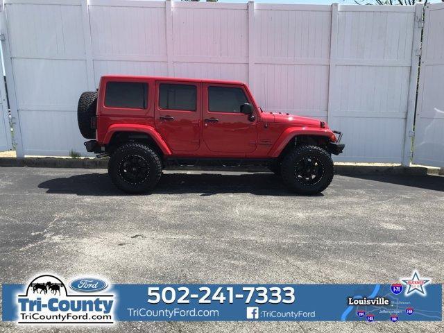 used 2015 Jeep Wrangler Unlimited car, priced at $17,500
