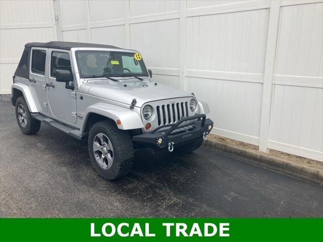 used 2012 Jeep Wrangler Unlimited car, priced at $15,488