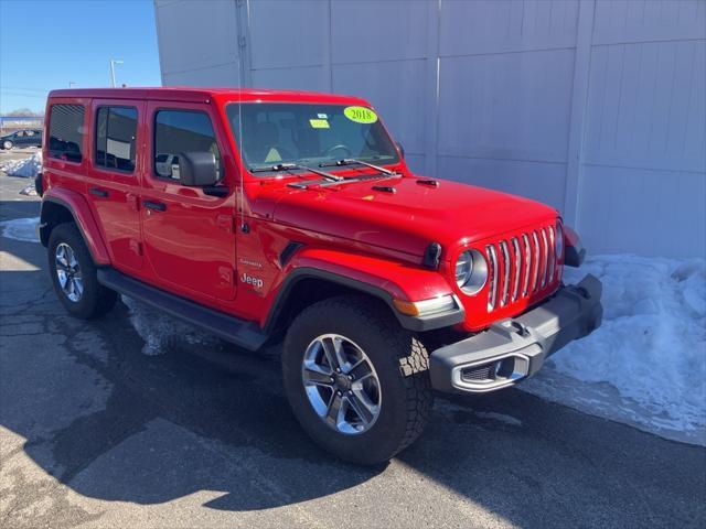 used 2018 Jeep Wrangler Unlimited car, priced at $25,447