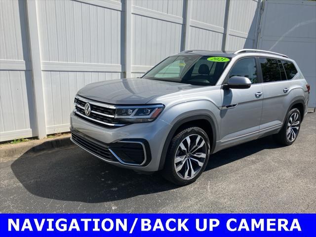 used 2021 Volkswagen Atlas car, priced at $30,478