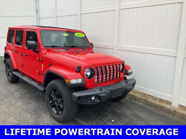 used 2020 Jeep Wrangler Unlimited car, priced at $32,775