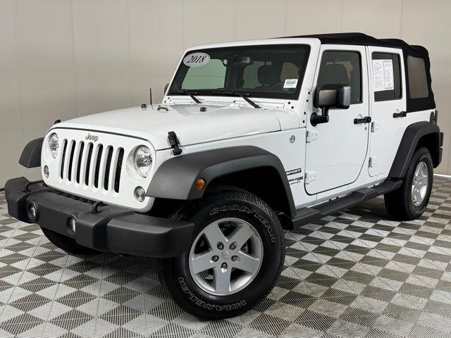 used 2018 Jeep Wrangler JK Unlimited car, priced at $26,900