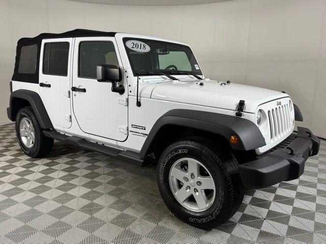 used 2018 Jeep Wrangler JK Unlimited car, priced at $26,900