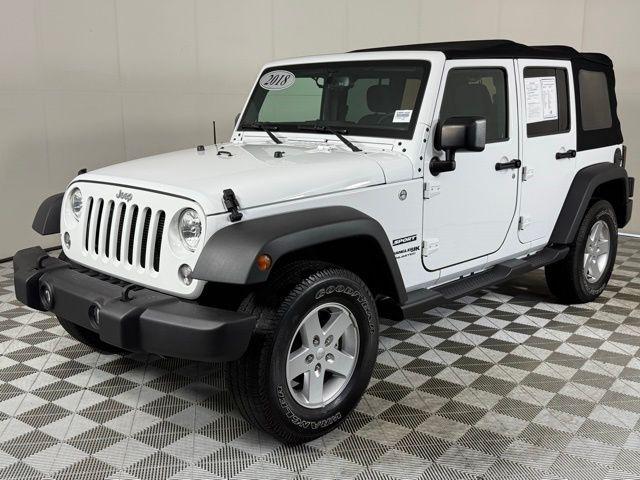 used 2018 Jeep Wrangler JK Unlimited car, priced at $26,900