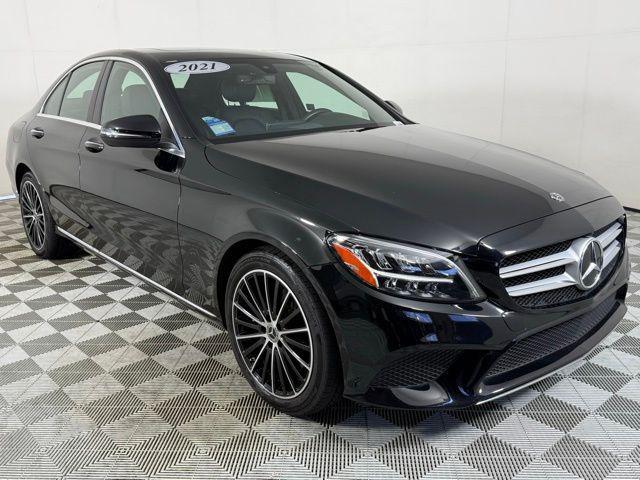 used 2021 Mercedes-Benz C-Class car, priced at $27,500