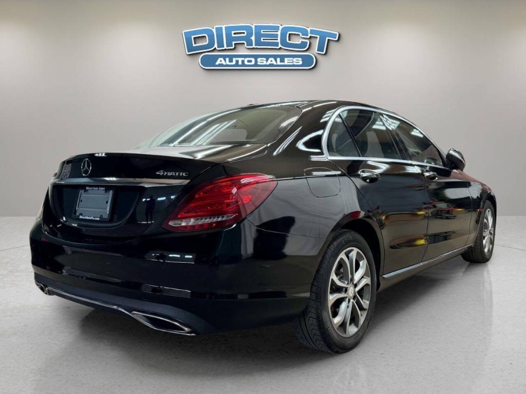 used 2015 Mercedes-Benz C-Class car, priced at $14,999