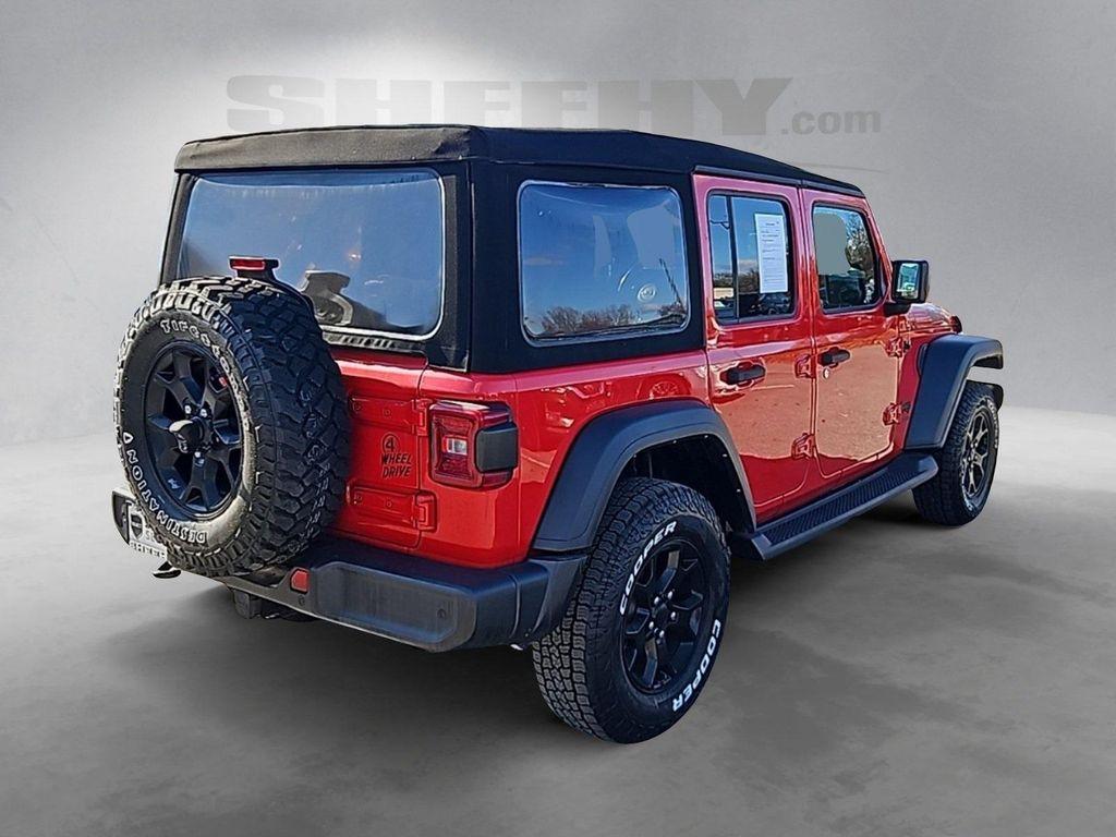 used 2021 Jeep Wrangler car, priced at $26,673