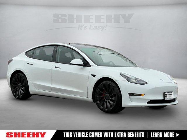 used 2021 Tesla Model 3 car, priced at $28,450