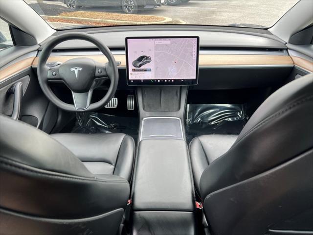 used 2021 Tesla Model 3 car, priced at $28,000