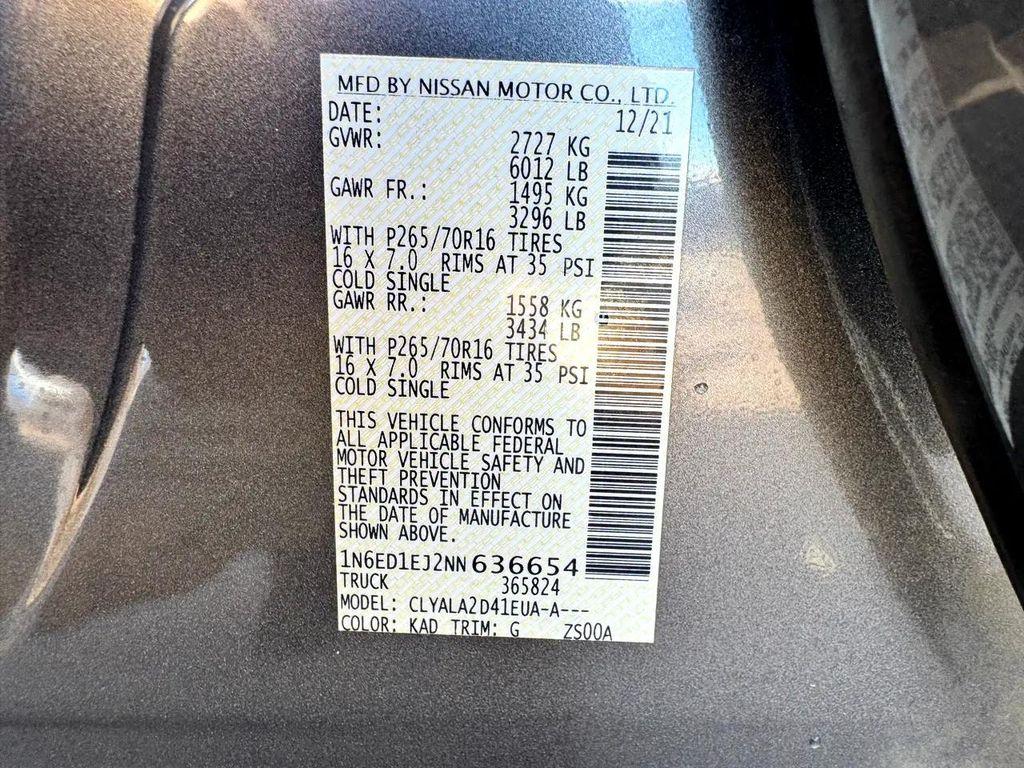 used 2022 Nissan Frontier car, priced at $28,995