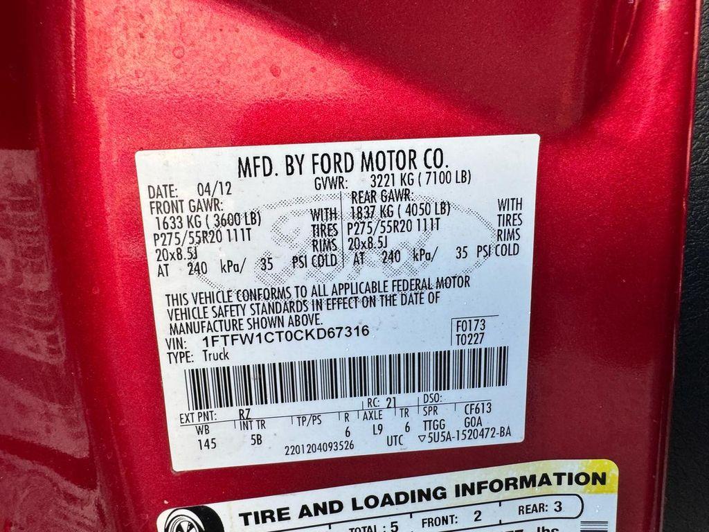 used 2012 Ford F-150 car, priced at $19,995