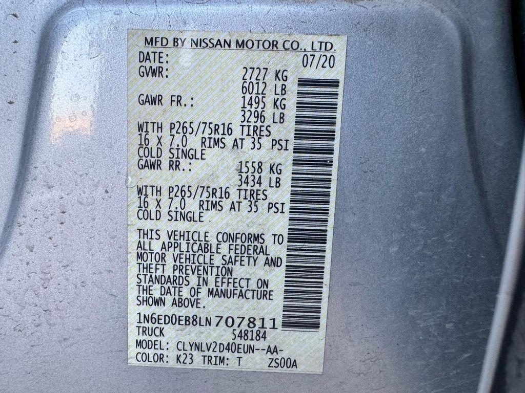 used 2020 Nissan Frontier car, priced at $27,995