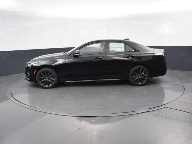 new 2025 Cadillac CT4 car, priced at $52,210