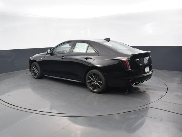 new 2025 Cadillac CT4 car, priced at $52,210