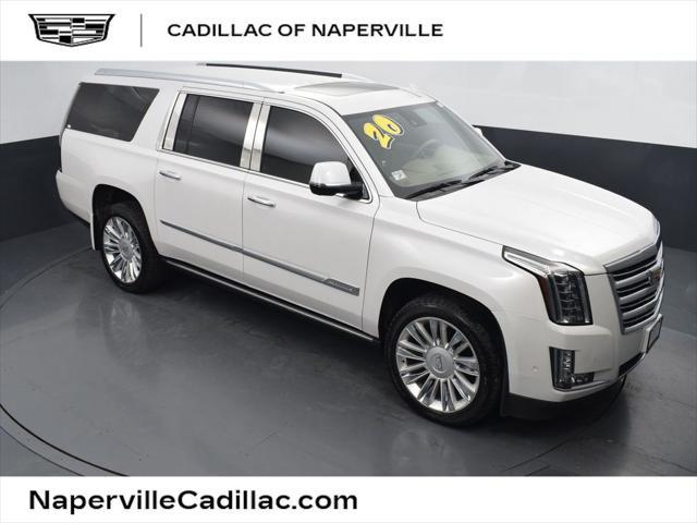 used 2020 Cadillac Escalade ESV car, priced at $43,555