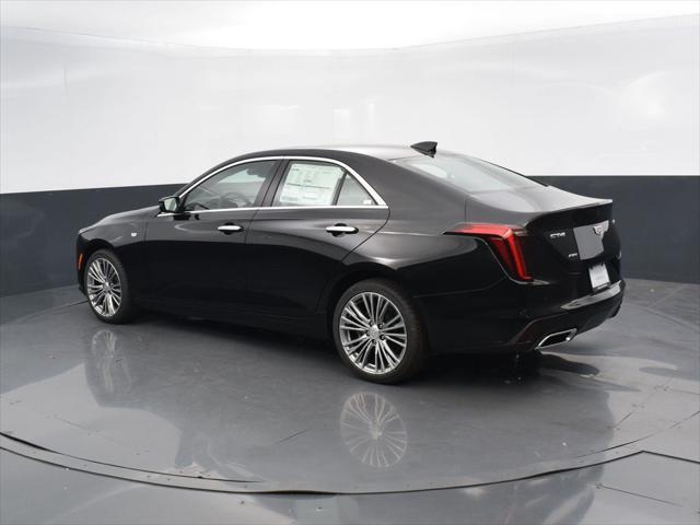 new 2025 Cadillac CT4 car, priced at $55,740