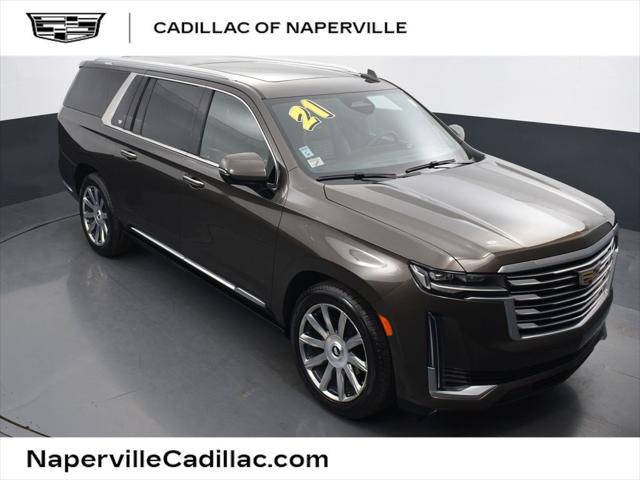 used 2021 Cadillac Escalade ESV car, priced at $69,195