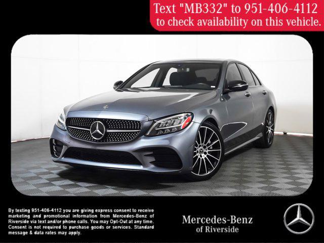 used 2021 Mercedes-Benz C-Class car, priced at $26,800