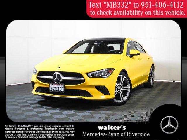 used 2020 Mercedes-Benz CLA 250 car, priced at $27,500