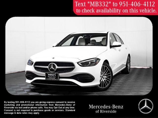 used 2023 Mercedes-Benz C-Class car, priced at $34,500