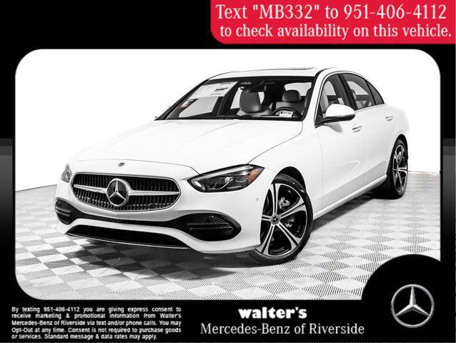 new 2024 Mercedes-Benz C-Class car, priced at $49,185