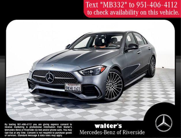 used 2024 Mercedes-Benz C-Class car, priced at $48,898