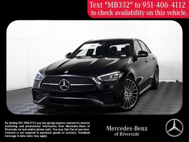 new 2025 Mercedes-Benz C-Class car, priced at $54,795