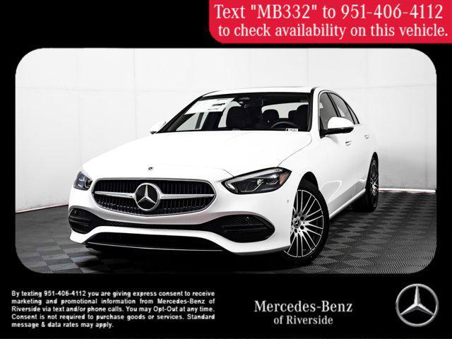 new 2025 Mercedes-Benz C-Class car, priced at $50,145