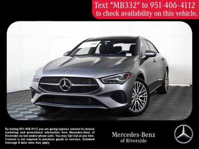 new 2025 Mercedes-Benz CLA 250 car, priced at $46,795