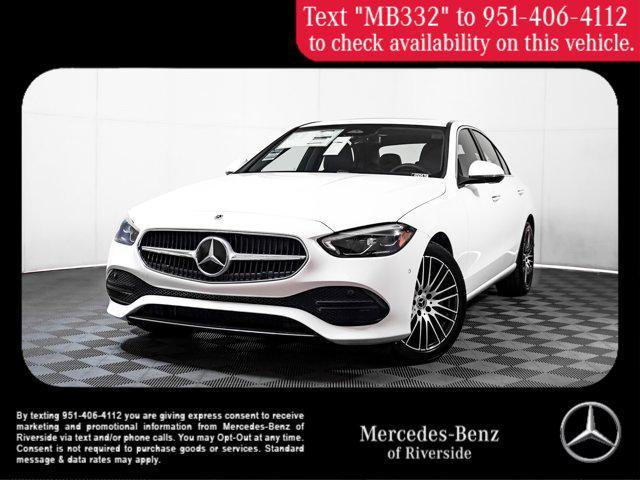 new 2025 Mercedes-Benz C-Class car, priced at $50,595