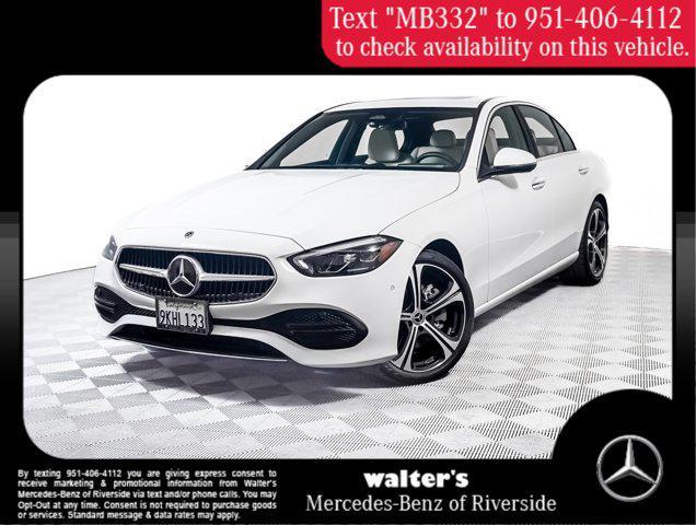 used 2024 Mercedes-Benz C-Class car, priced at $42,345