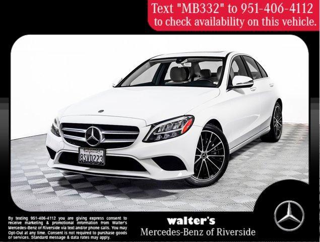 used 2020 Mercedes-Benz C-Class car, priced at $27,700