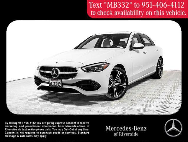 used 2024 Mercedes-Benz C-Class car, priced at $39,997