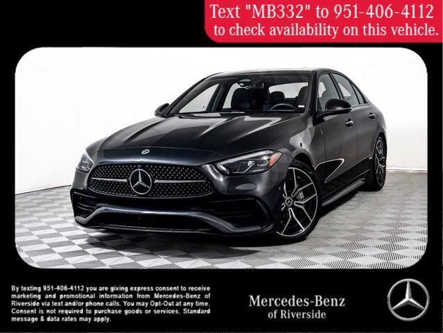 used 2023 Mercedes-Benz C-Class car, priced at $35,500