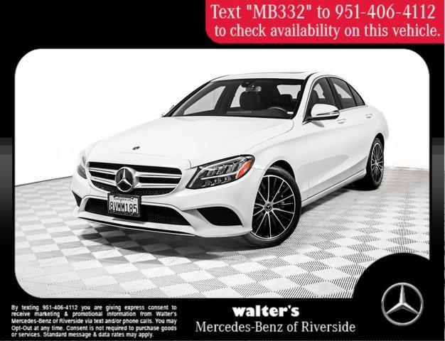 used 2021 Mercedes-Benz C-Class car, priced at $29,656
