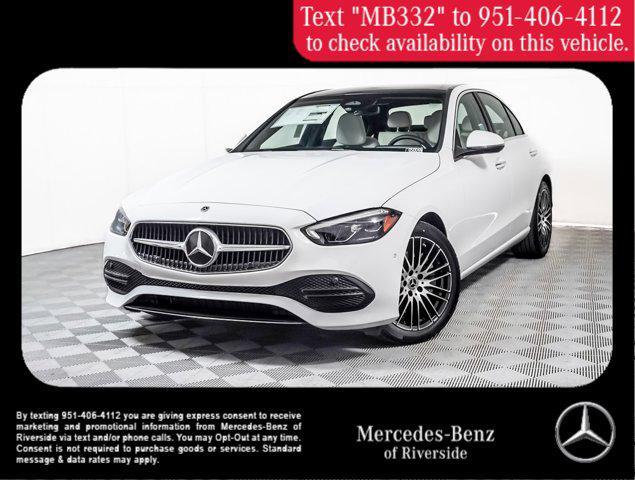 new 2025 Mercedes-Benz C-Class car, priced at $51,595