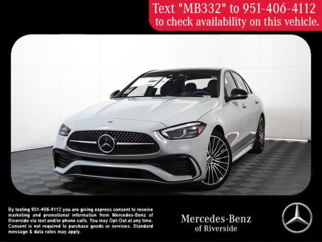 new 2025 Mercedes-Benz C-Class car, priced at $61,205