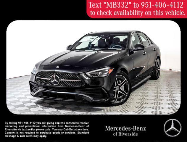 new 2025 Mercedes-Benz C-Class car, priced at $57,145